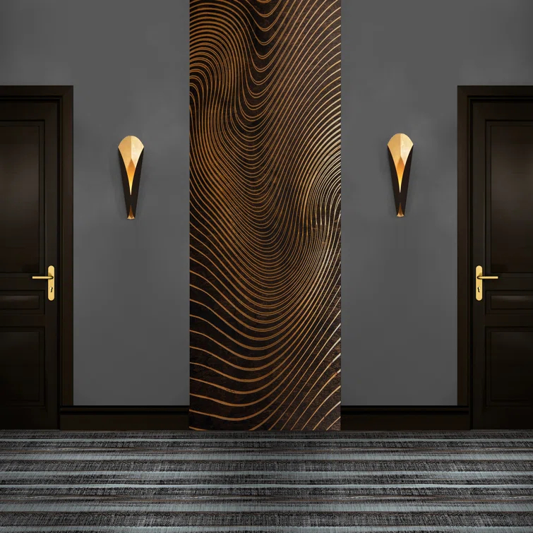 Fleur Aluminum LED Flush Mounted Sconce