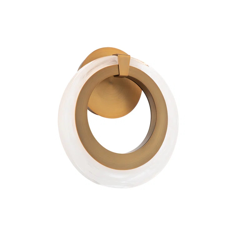 Serenity Aluminum LED Armed Sconce