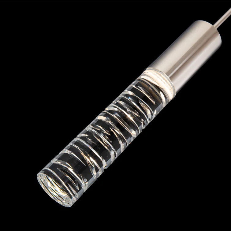 Cru 1 - Light Polished Nickel LED Single Pendant