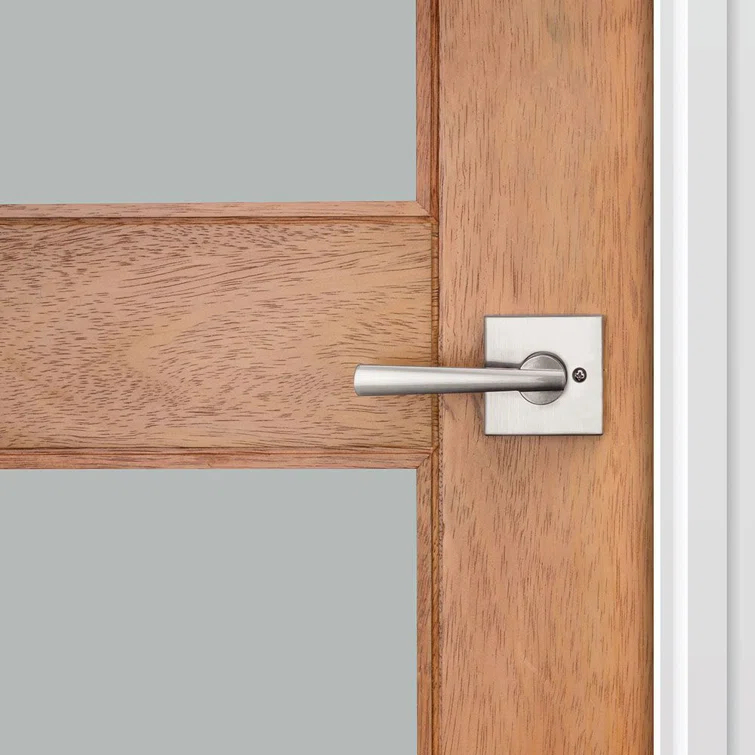 Spyglass Single Dummy Door Lever with Square Rose