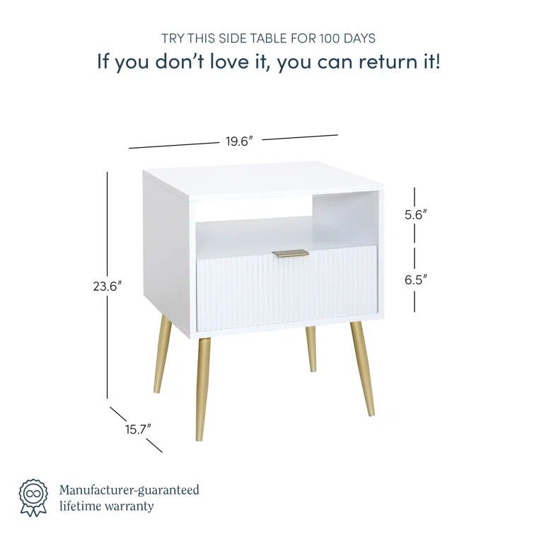 Jacklyn Set Of 2 20'' W Nightstand