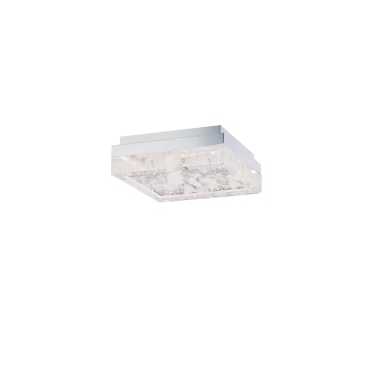 Whisper Crystal LED Flush Mount