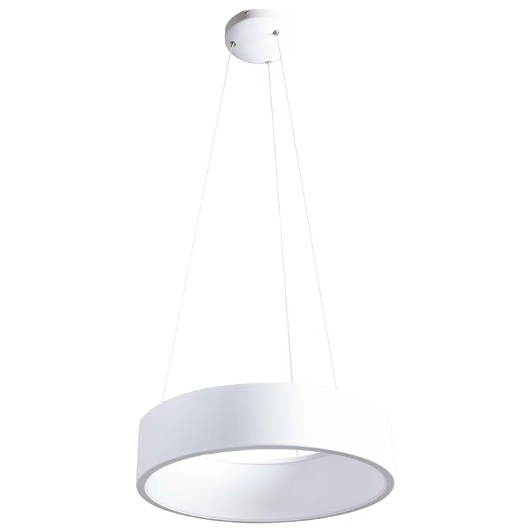 Fynn Single Light Steel Dimmable LED Pendant