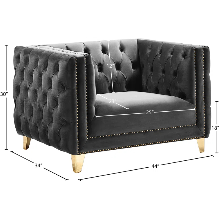 Sickels Velvet Armchair