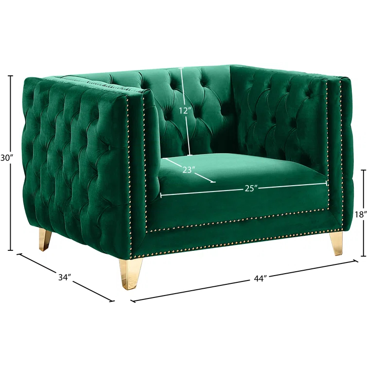 Sickels Velvet Armchair