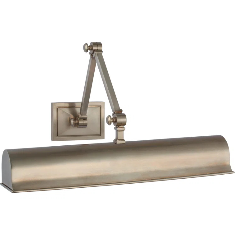 Hand-Rubbed Antique Brass Double Library Light Sconce