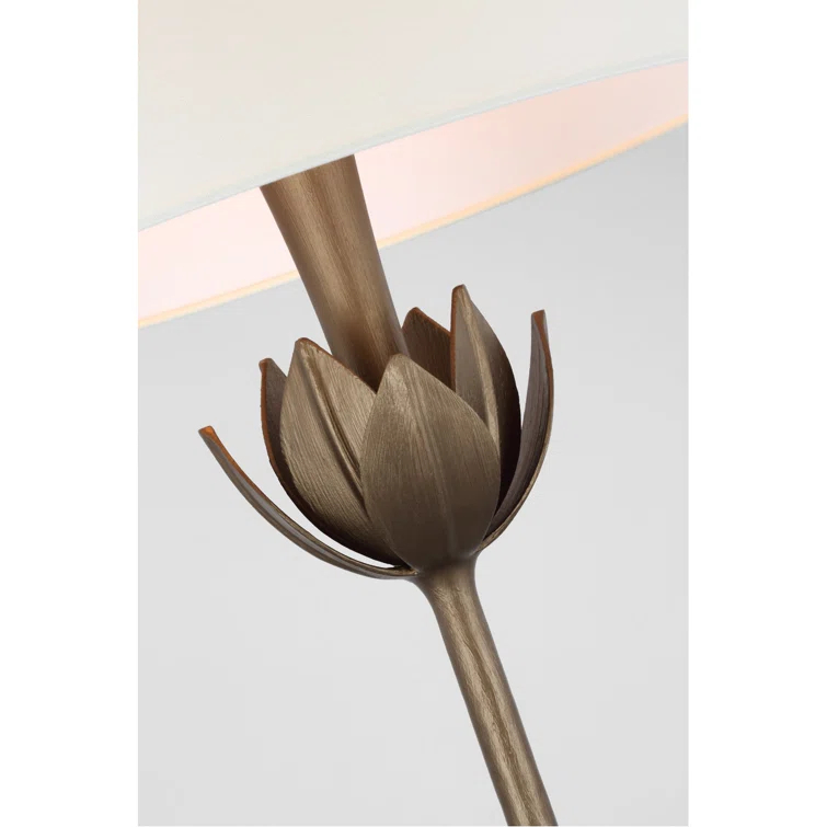 Alberto Adjustable 60'' Antique Bronze Leaf Outdoor Floor Lamp