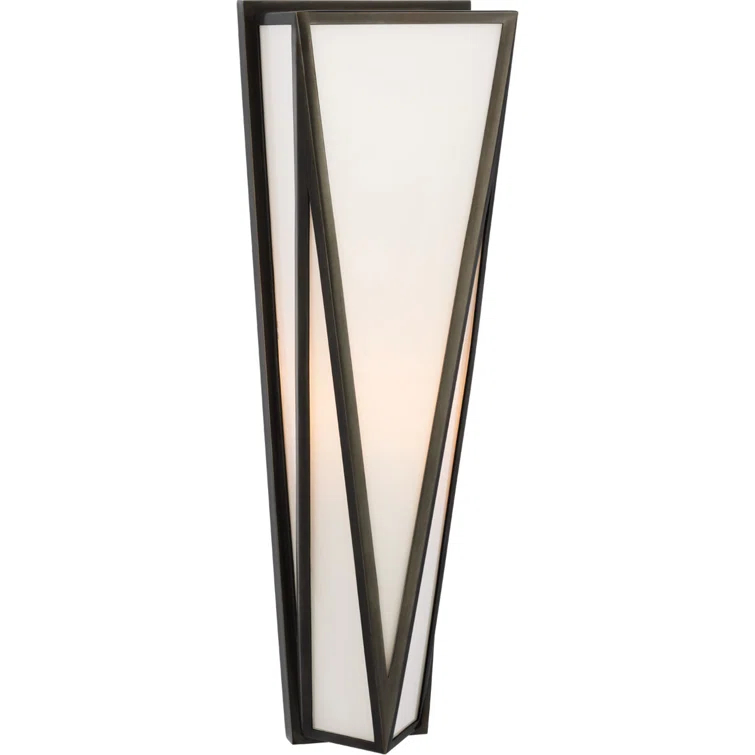 Bronze and Black Dimmable Direct Wired Sconce