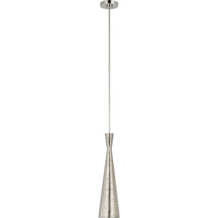 Utopia 20" Polished Nickel Indoor/Outdoor LED Pendant