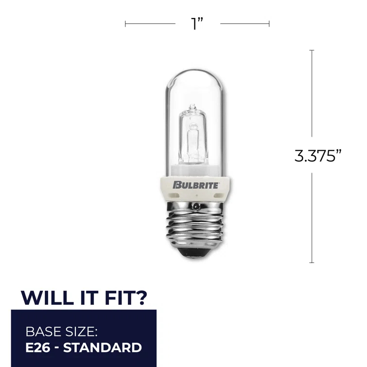 150 Watt T8 E26/Medium (Standard) Dimmable 2900K Halogen Bulb