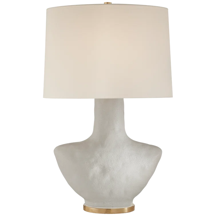 Edison 28" White Ceramic Outdoor Table Lamp