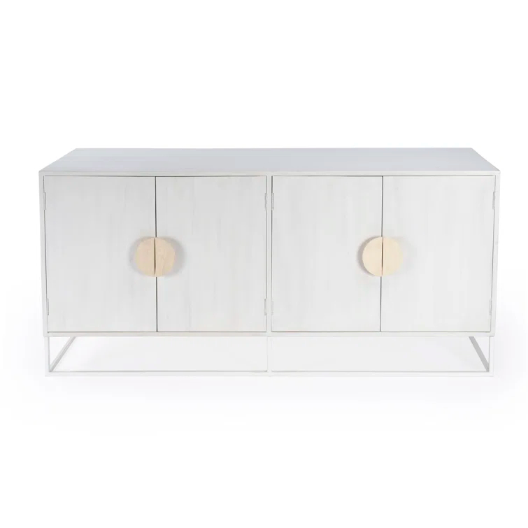 Butler Specialty Lennasa White  Wooden Sideboard