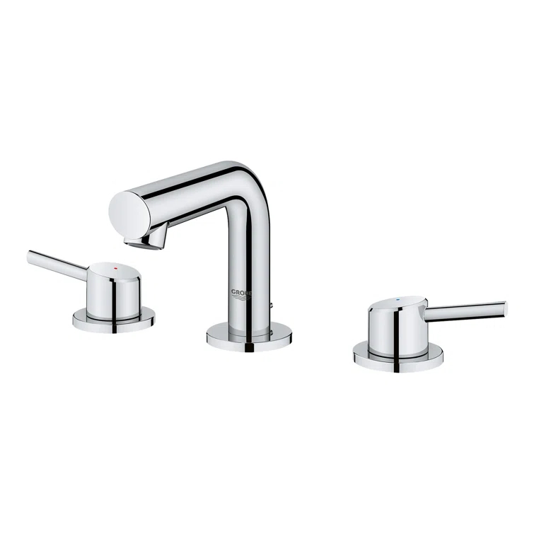 Concetto™ Mid-Arc Widespread Bathroom Faucet with Drain Assembly