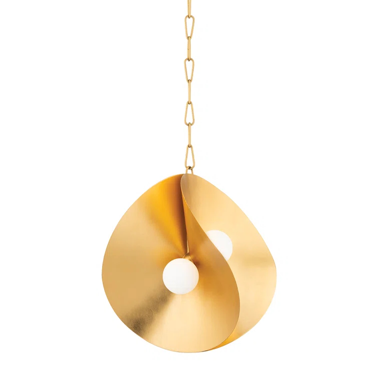Siraj Pendant Light - Gold Leaf / Small