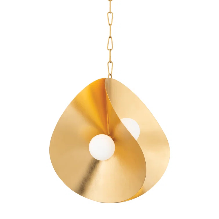 Siraj Pendant Light - Gold Leaf / Medium