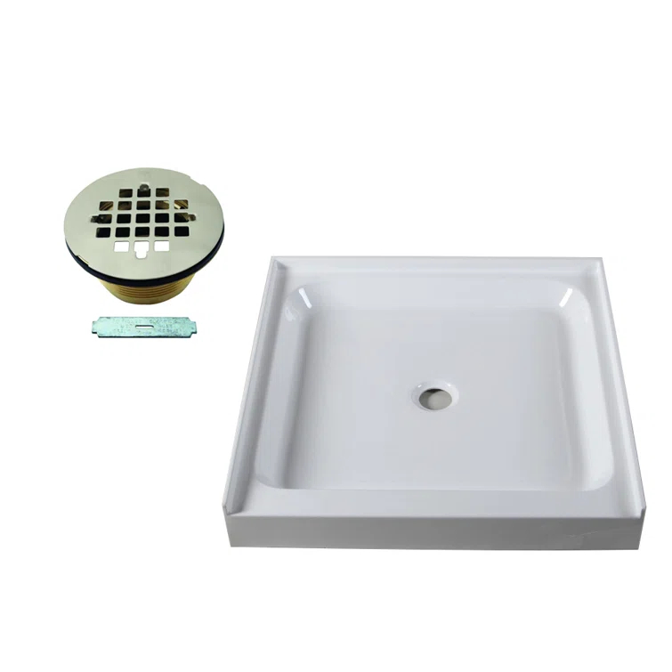 36'' W 36'' D Square Single Shower Base