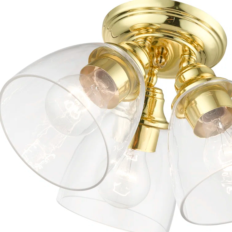 Gunnbjorn 3-Light 14.25" Semi Flush Mount