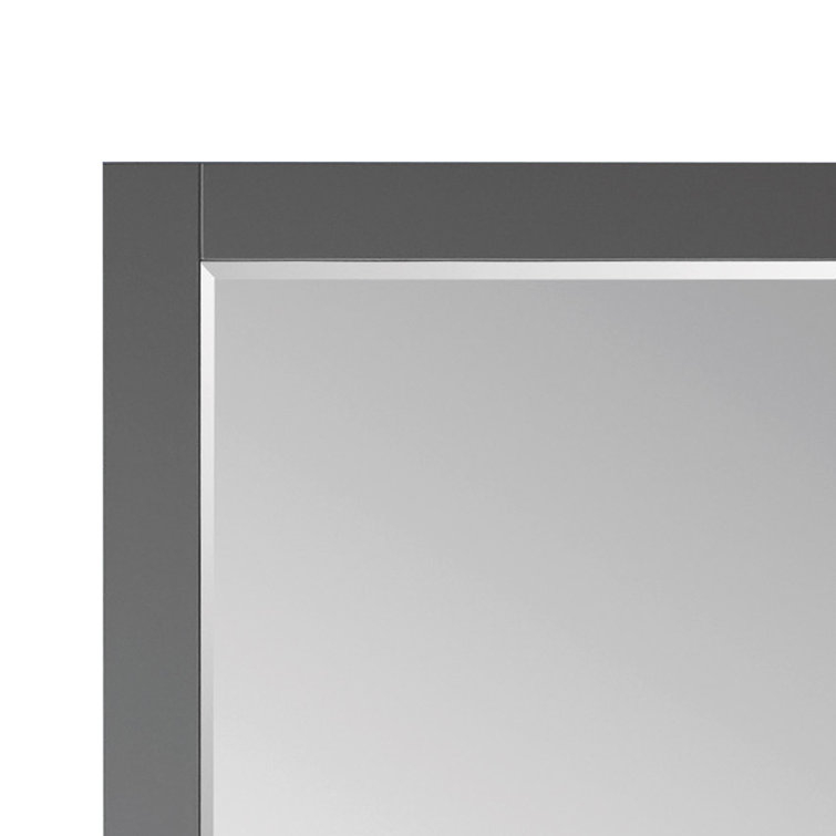 Ivy Wood Flat Wall Mirror