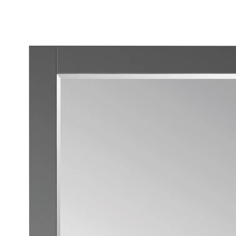Ivy Wood Flat Wall Mirror