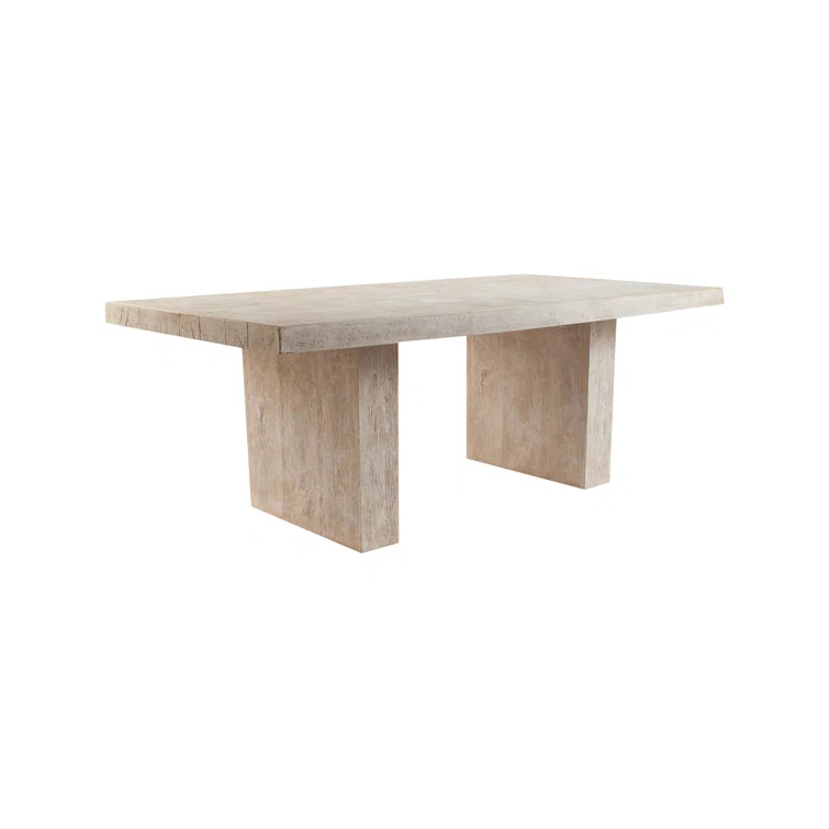 Old Lumber Dining Table, Roman Stone