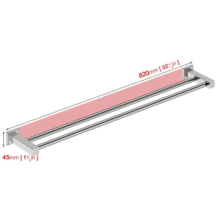 32.25'' 2 Wall Towel Bar