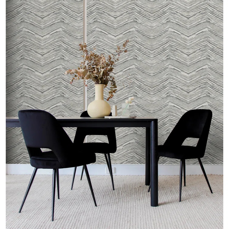 Wood Chevron Peel & Stick Chevron Roll