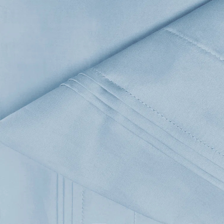 Egyptian Cotton Deep Pocket Solid 650 Thread Count Sheet Set