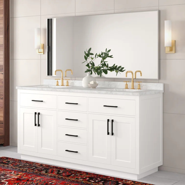 OVE Decors Athea 72 in. W Bath Vanity with Premium Countertop and Power Bar