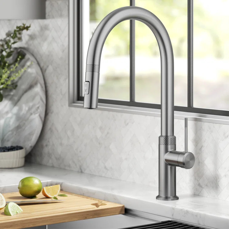 Kraus Oletto Single Handle High-arc Kitchen Faucet