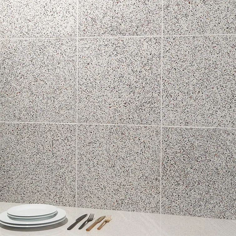 Durham 16.14 in. x 16.14 in. Polished Terrazzo Floor and Wall Tile (3.61 Sq. Ft. / Case)