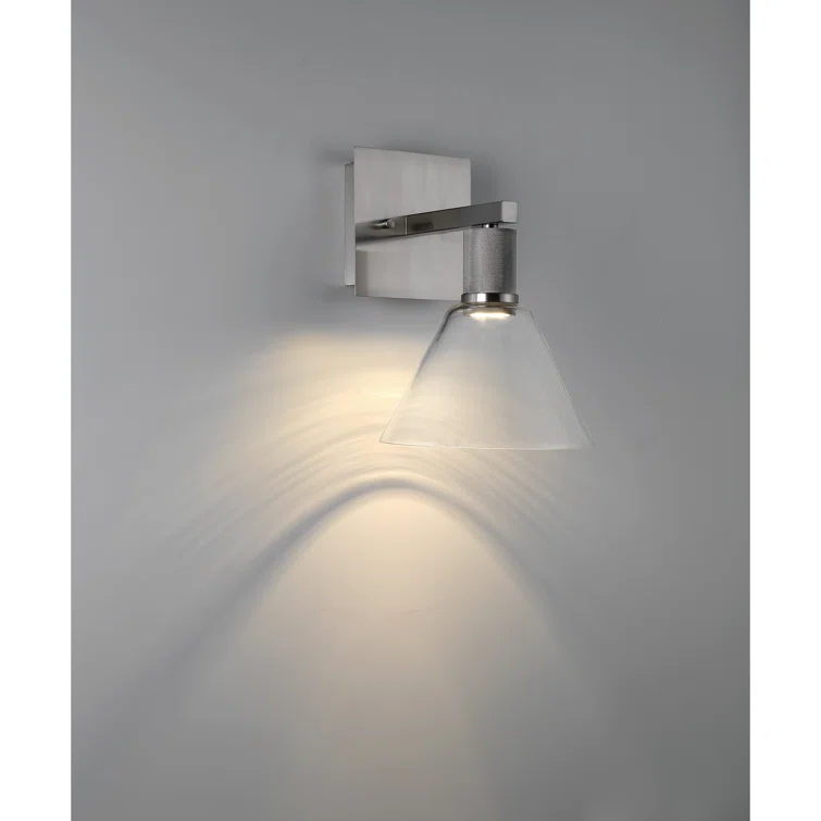 Southglenn Steel LED Armed Sconce