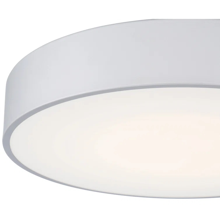 Edgeless Round Acrylic LED Flush Mount Light