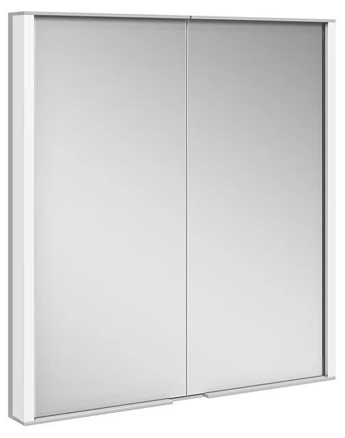 KEUCO 12811 171351 Royal Match W 27.56'' H Recessed Frameless Medicine Cabinet Mirror 6 Adjustable