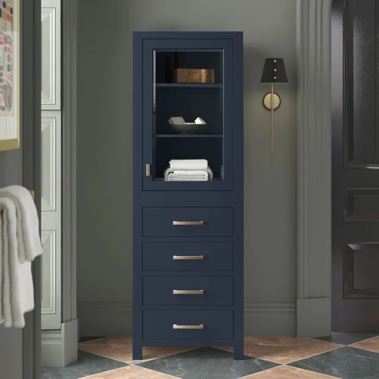 Keira Freestanding Linen Cabinet