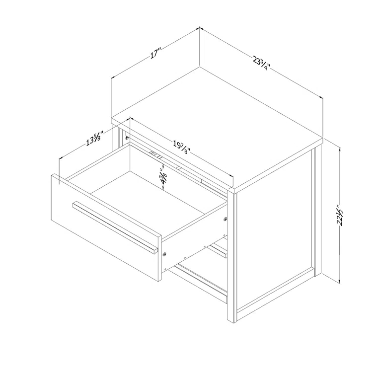 Tao 2 - Drawer Nightstand