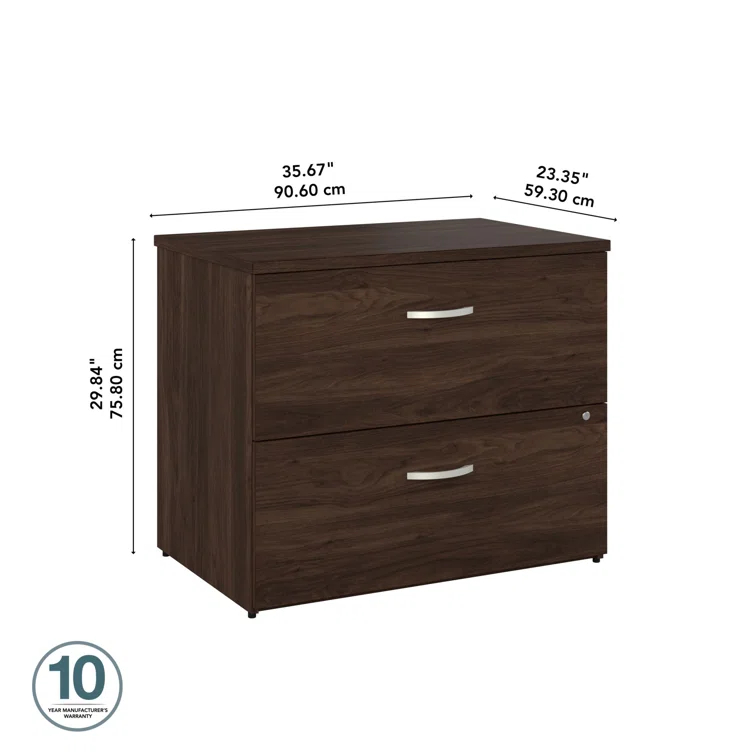 Studio C 36'' Wide 2 -Drawer File Cabinet