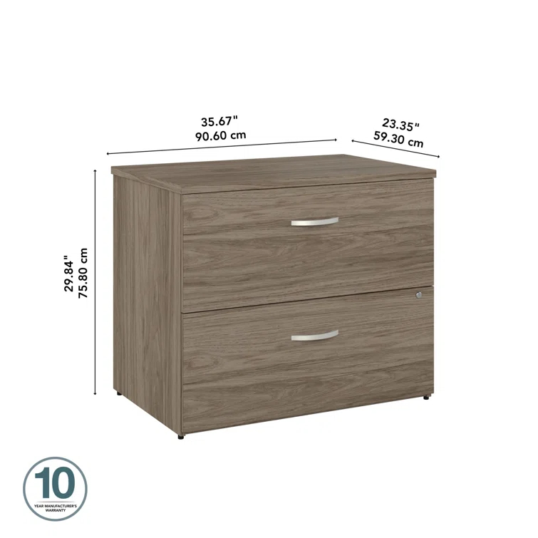 Studio C 36'' Wide 2 -Drawer File Cabinet