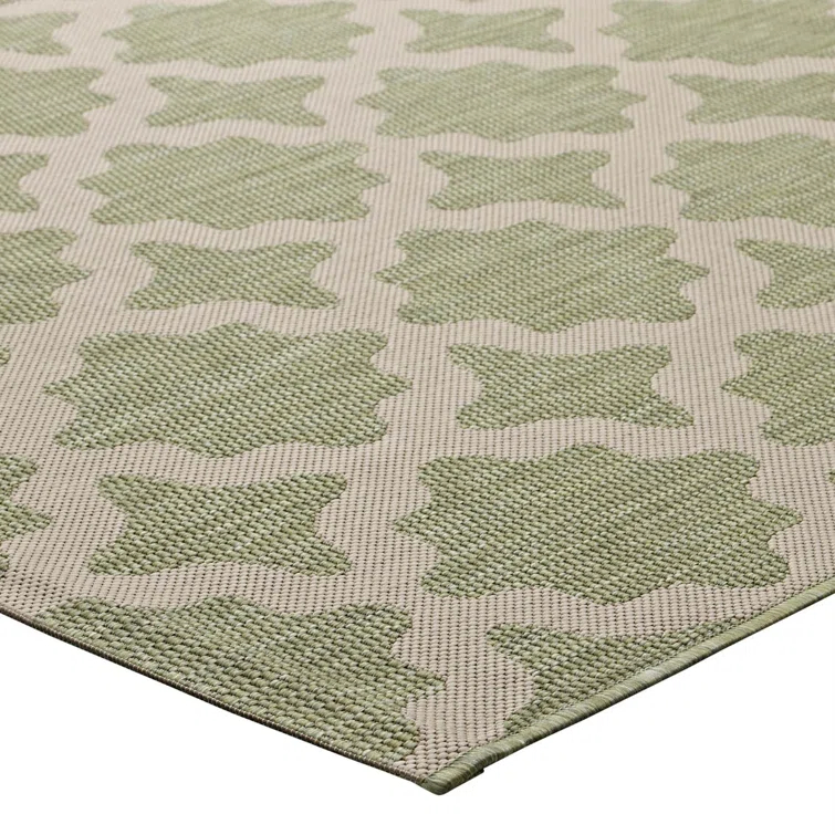 Modway Cerelia Moroccan Trellis Indoor and Outdoor Area Rug