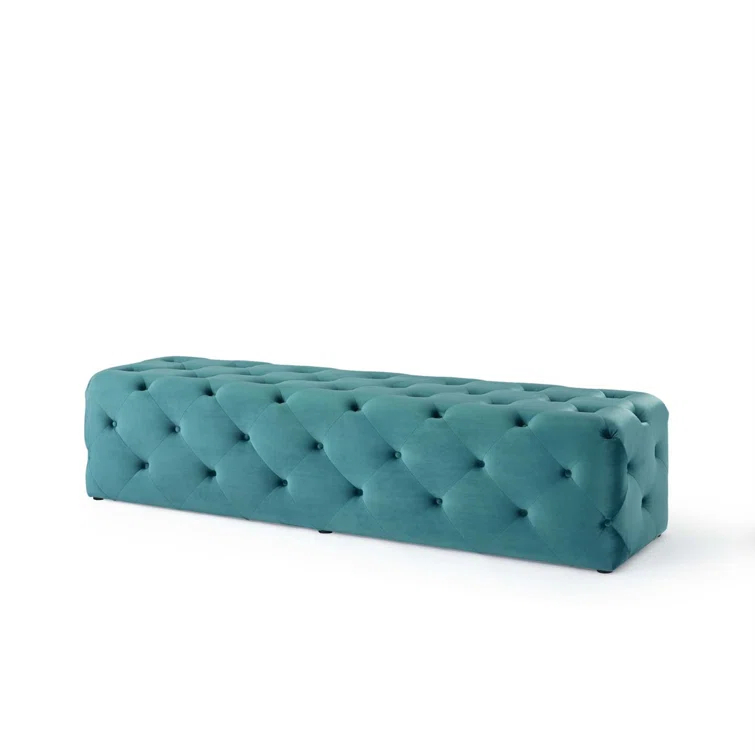 Carson Carrington Ullervad 48-inch Button Tufted Entryway Velvet Bench by Modway