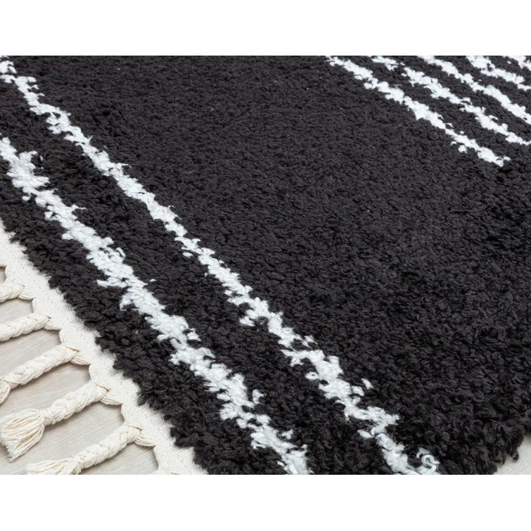 Colletti Bennett Modern Ebony Twilight Area Rug