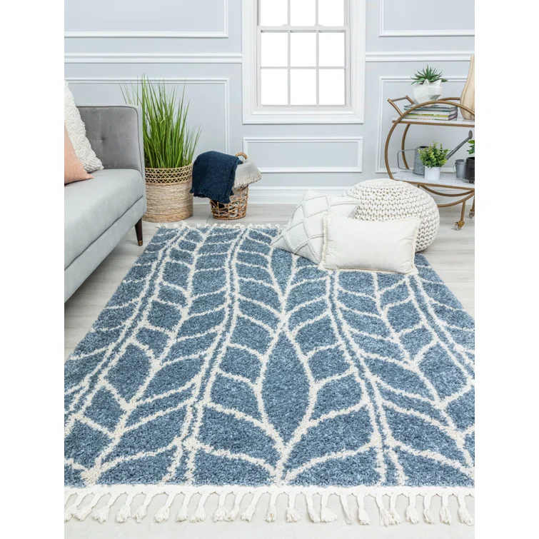 Bennett Geometric Sky Vine Area Rug