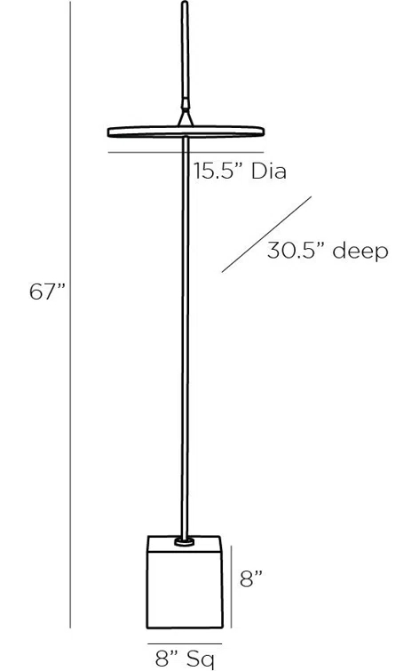 Bronze Adjustable Arc LED Floor Lamp with Marble Base