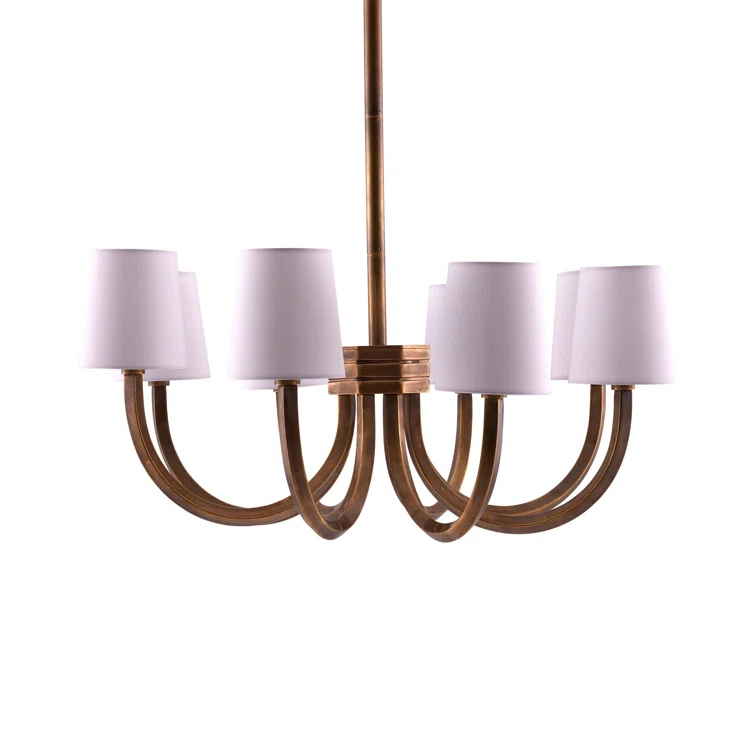 Gaetano Chandelier by Arteriors - Vintage Brass / 26.5" Dia