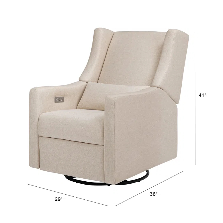 Kiwi Electronic Swivel Reclining Glider