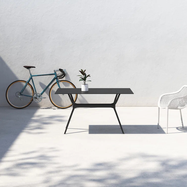 Farrah Synthetic Laminate Outdoor Dining Table