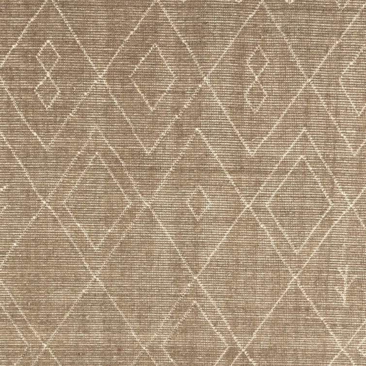 Nador Moroccan Beige Hand-Knotted Wool Area Rug 8' x 10'