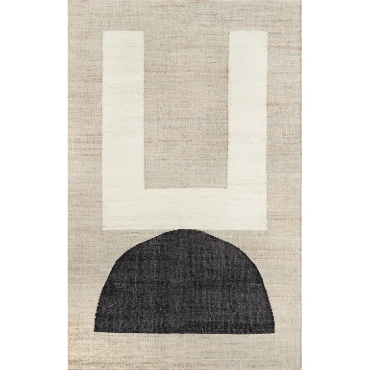 Goubi Black Wool-Viscose 10' x 14' Handmade Area Rug