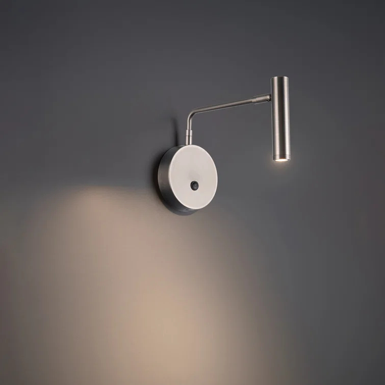 Sprig 4.375" Dimmable LED Reading Light with USB Port, 3000K