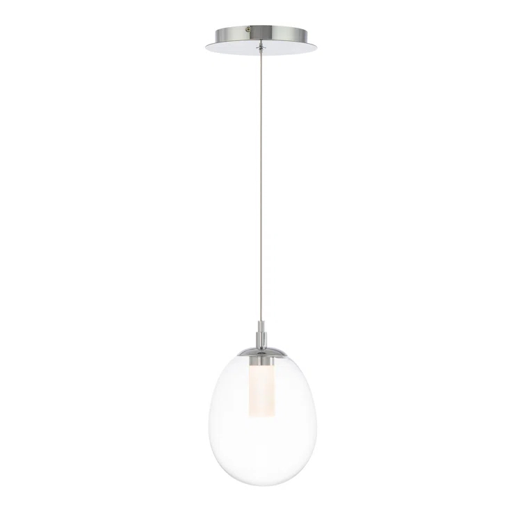Bolla 1 - Light Chrome LED Single Pendant