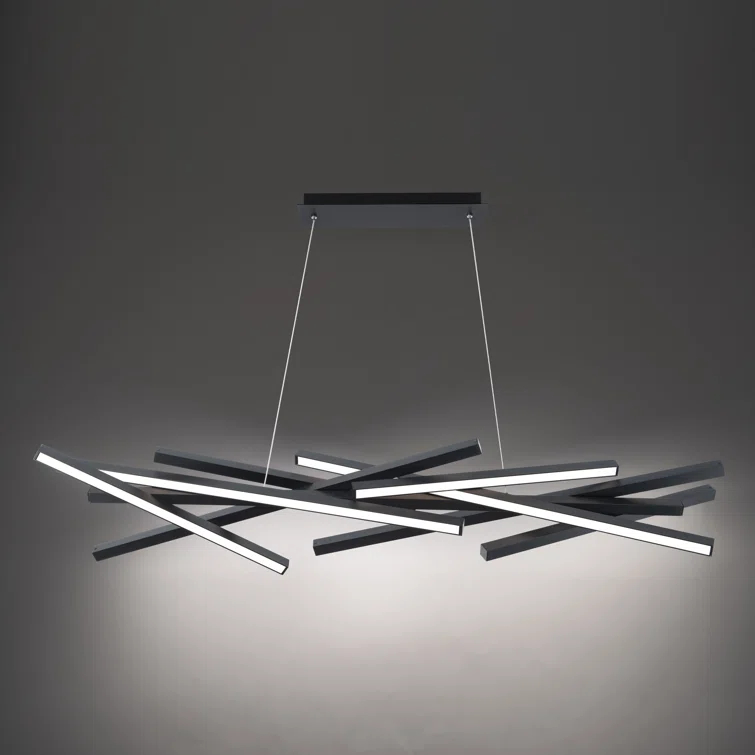 Parallax LED Dimmable Linear Pendant 3000K
